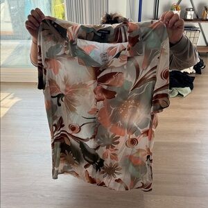 Express mens Multicolor Floral large tall